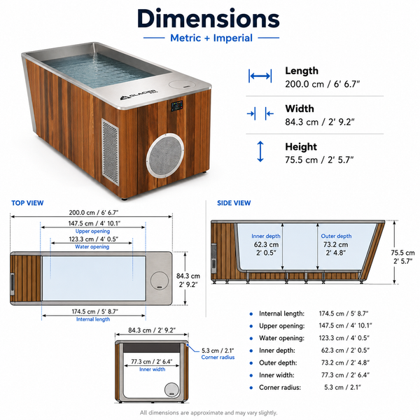 Glacier Pro – All-in-One Cold Plunge
